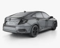 Honda Civic 轿车 Touring 2019 3D模型
