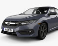 Honda Civic sedan Touring 2019 3D-Modell