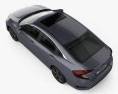 Honda Civic 轿车 Touring 2019 3D模型 顶视图