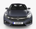 Honda Civic 세단 Touring 2019 3D 모델  front view
