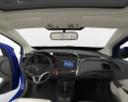 Honda City with HQ interior 2017 3d model dashboard