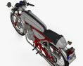 Honda CB50V Dream 50 1997 3D-Modell Draufsicht