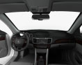 Honda Accord LX con interior 2019 Modelo 3D dashboard