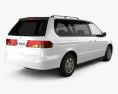 Honda Odyssey 2003 3d model back view