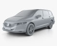 Honda Odyssey (JP) 2011 3d model clay render
