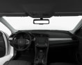Honda Civic LX con interni 2019 Modello 3D dashboard