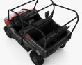 Honda Pioneer 700-4 2016 3D模型 顶视图