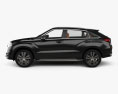 Honda Avancier mit Innenraum 2019 3D-Modell Seitenansicht