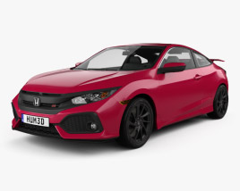 3D model of Honda Civic Si coupe 2019