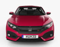 Honda Civic Si coupe 2019 3d model front view