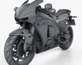 Honda RC213V-S 原型 2015 3D模型 wire render