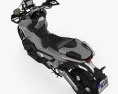Honda X-ADV 2017 3D-Modell Draufsicht