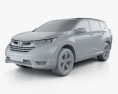 Honda CR-V LX 2020 3d model clay render