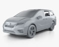 Honda Odyssey Elite 2021 Modello 3D clay render