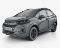 Honda WR-V 2020 3D 모델  wire render