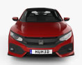 Honda Civic Sport Fließheck 2019 3D-Modell Vorderansicht