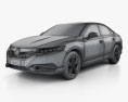 Honda Spirior Sport hybrid 2016 3D-Modell wire render