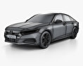 Honda Accord LX US-spec 세단 2021 3D 모델  wire render