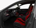 Honda Civic Type-R Prototipo hatchback con interior 2019 Modelo 3D seats