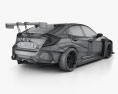 Honda Civic TCR 掀背车 2021 3D模型