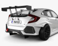 Honda Civic TCR 掀背车 2021 3D模型