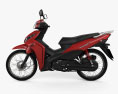 Honda Wave 110S 2017 3D 모델  side view