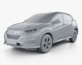Honda HR-V LX 2020 3D-Modell clay render