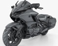 Honda GL 1800 Gold Wing 2018 3D 모델  wire render