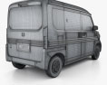 Honda N-Van Style Fun з детальним інтер'єром 2021 3D модель