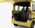 Honda N-Van Style Fun con interior 2021 Modelo 3D