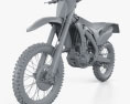 Honda CRF450R 2018 3Dモデル clay render