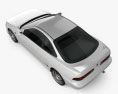 Honda Integra Type-R coupe 2001 3D模型 顶视图