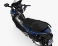 Honda Forza 300 2018 3D 모델  top view