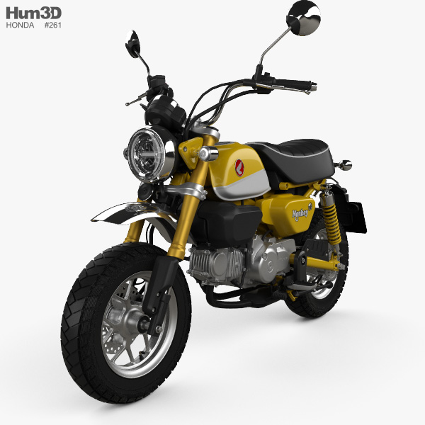 Honda Monkey 125 2019 3D 모델 