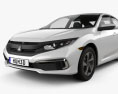 Honda Civic LX Седан 2022 3D модель