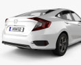 Honda Civic LX Berlina 2022 Modello 3D