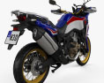 Honda CRF1000L Africa Twin ABS 2019 3Dモデル 後ろ姿