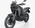 Honda CRF1000L Africa Twin ABS 2019 3D 모델  wire render