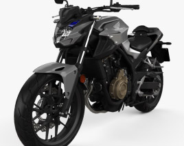 3D model of Honda CB500F 2019