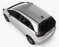 Honda Jazz e:HEV 2022 3d model top view
