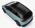 Honda Jazz e:HEV Crosstar 2022 3d model top view
