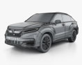 Honda Avancier 2022 3D 모델  wire render