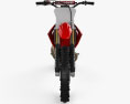 Honda CR250R 2002 3D 모델  front view