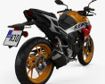 Honda CB190R 2020 3D模型 后视图