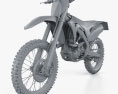 Honda CRF250R 2018 3Dモデル clay render