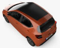 Honda Brio RS hatchback 2023 Modelo 3D vista superior