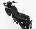 Honda CB160F 2020 3D-Modell Draufsicht
