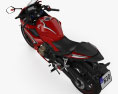 Honda CBR500R ABS 2020 3D模型 顶视图