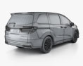 Honda Odyssey Absolute 2023 3D 모델 