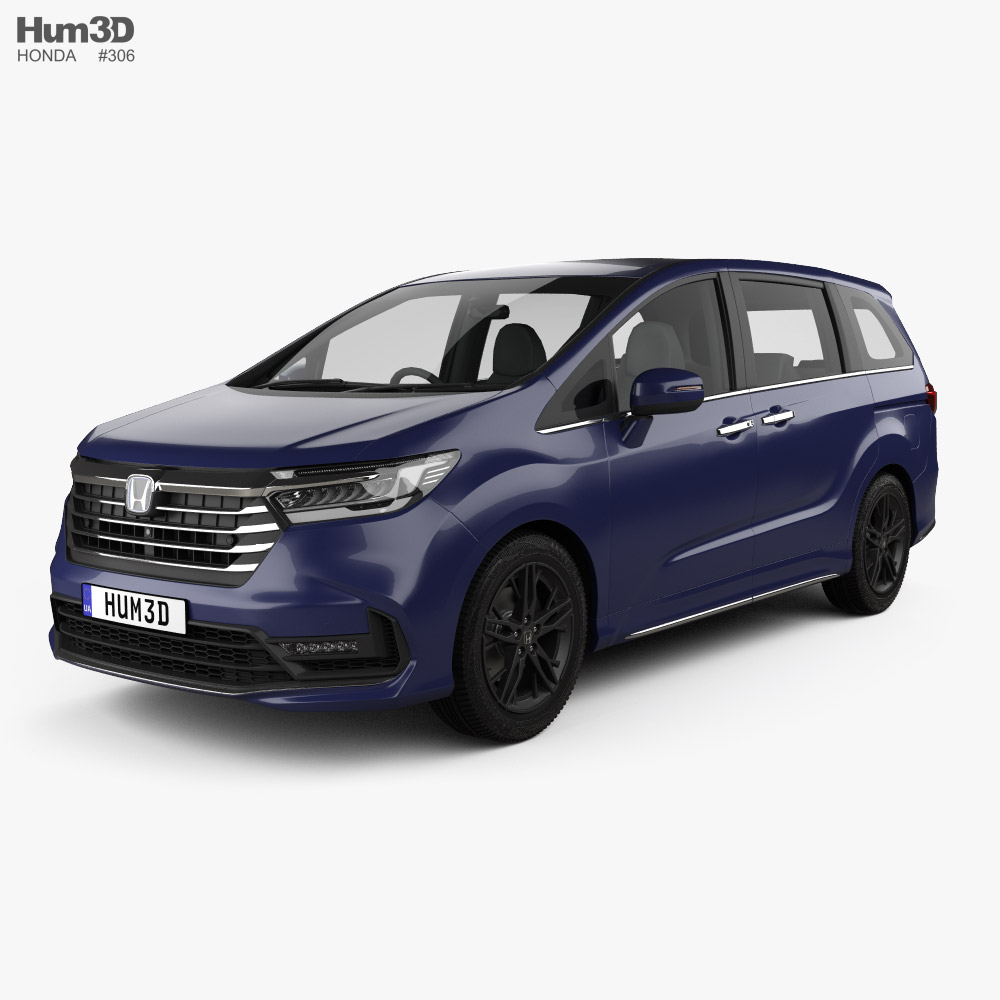 Honda Odyssey e-HEV Absolute EX 2022 3d model